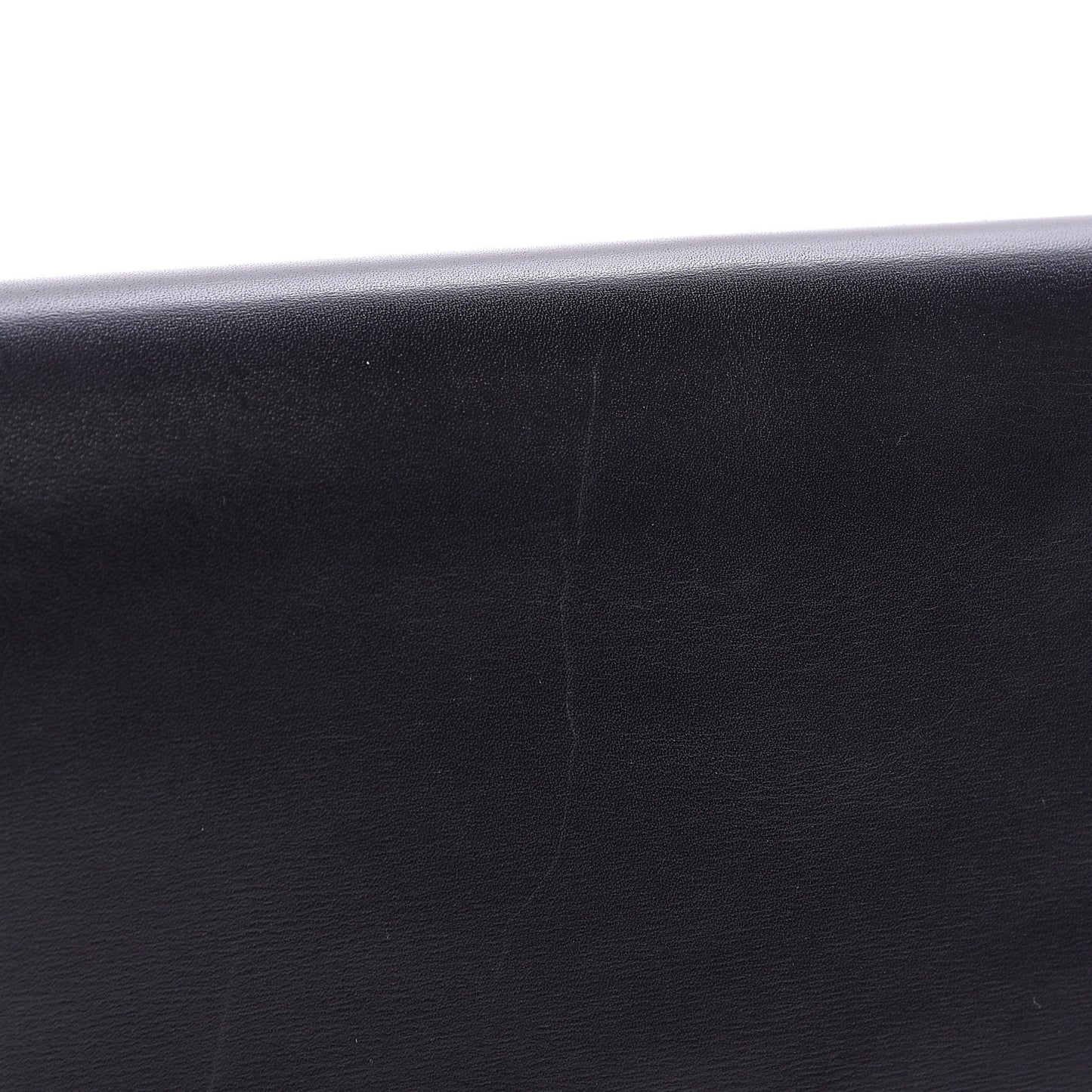 Smooth Calfskin Monogram Cassandra Clasp Bag Black