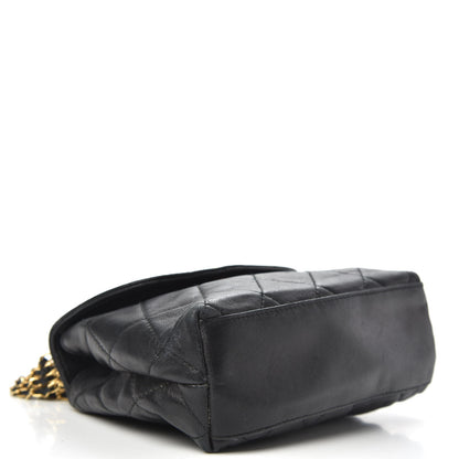 Chanel Lambskin Quilted 4 Chain Mini Flap Black 4 of 13