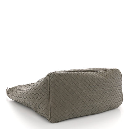 Bottega Veneta Nappa Intrecciato Medium Shoulder Bag Grey 4 of 11