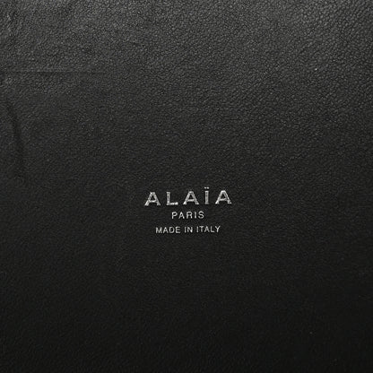 Alaia Calfskin Laser Cut Mina 25 Bag White 7 of 10