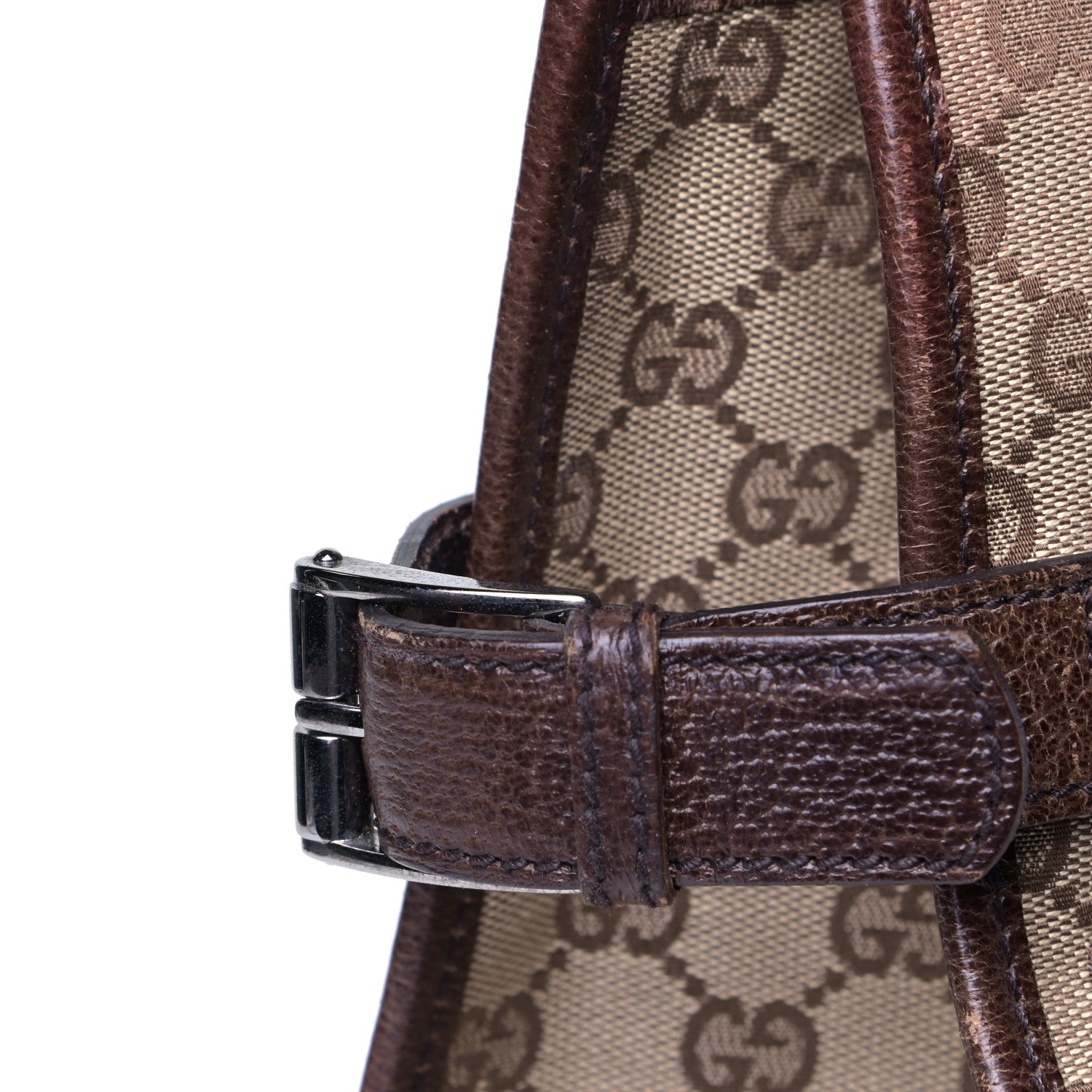 Gucci Monogram Vertical Tote Dark Brown 6 of 9