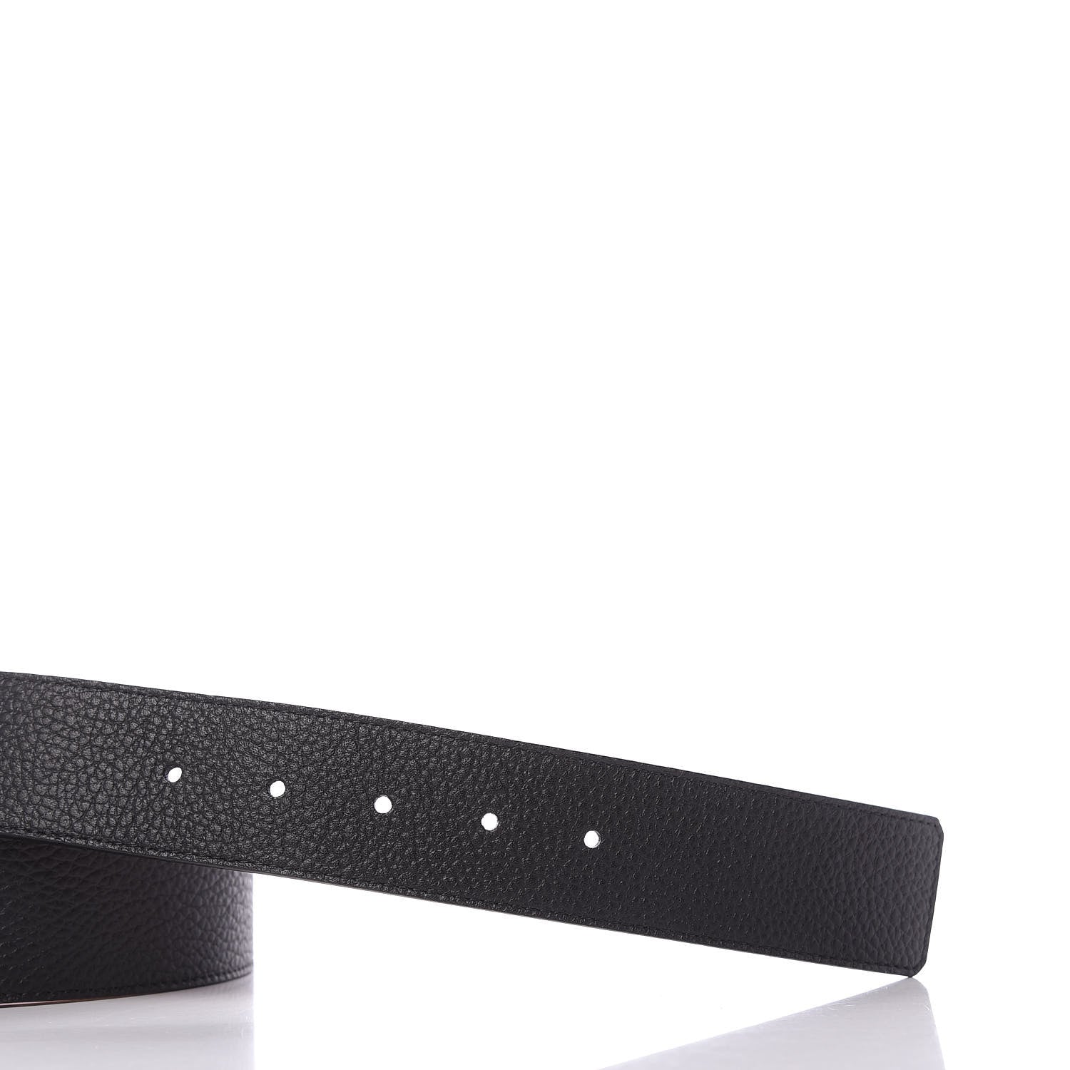 Louis Vuitton Taurillon Calfskin 40mm LV Initiales Reversible Belt 95 38 Black 6 of 6