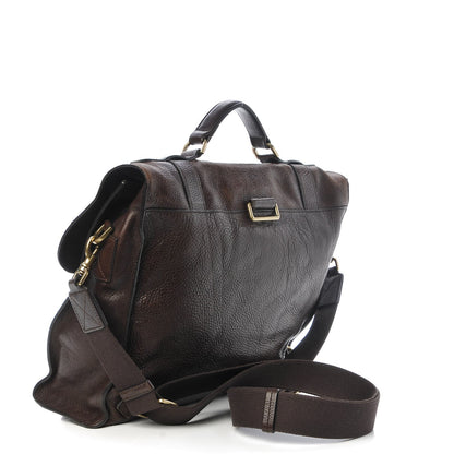 Mulberry Natural Calfskin Ted Convertible Messenger Bag Brown 4 of 8