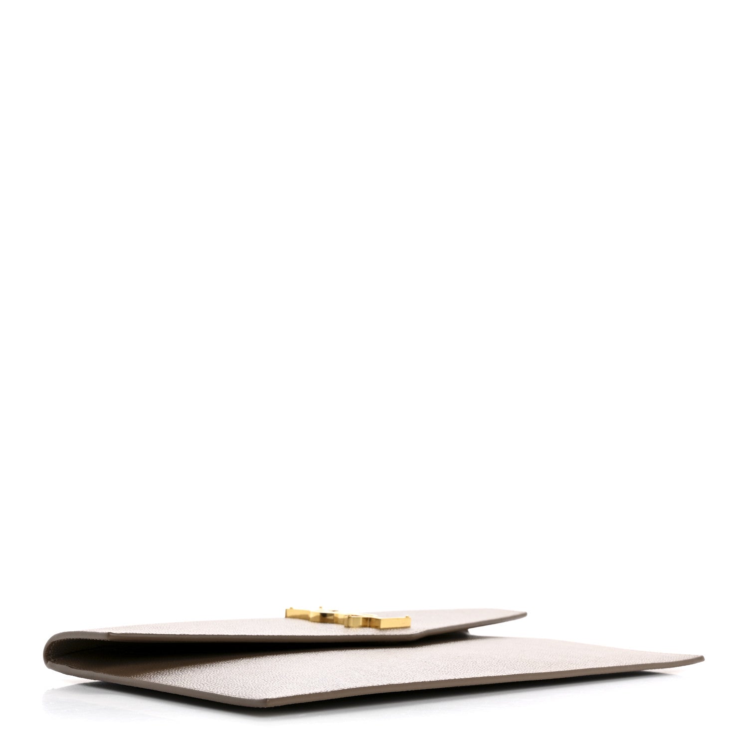 Saint Laurent Grain De Poudre Uptown Pouch Dark Beige 4 of 8
