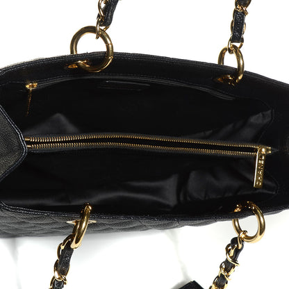 Chanel Caviar Quilted Grand Shopping Tote GST Black 5 of 7