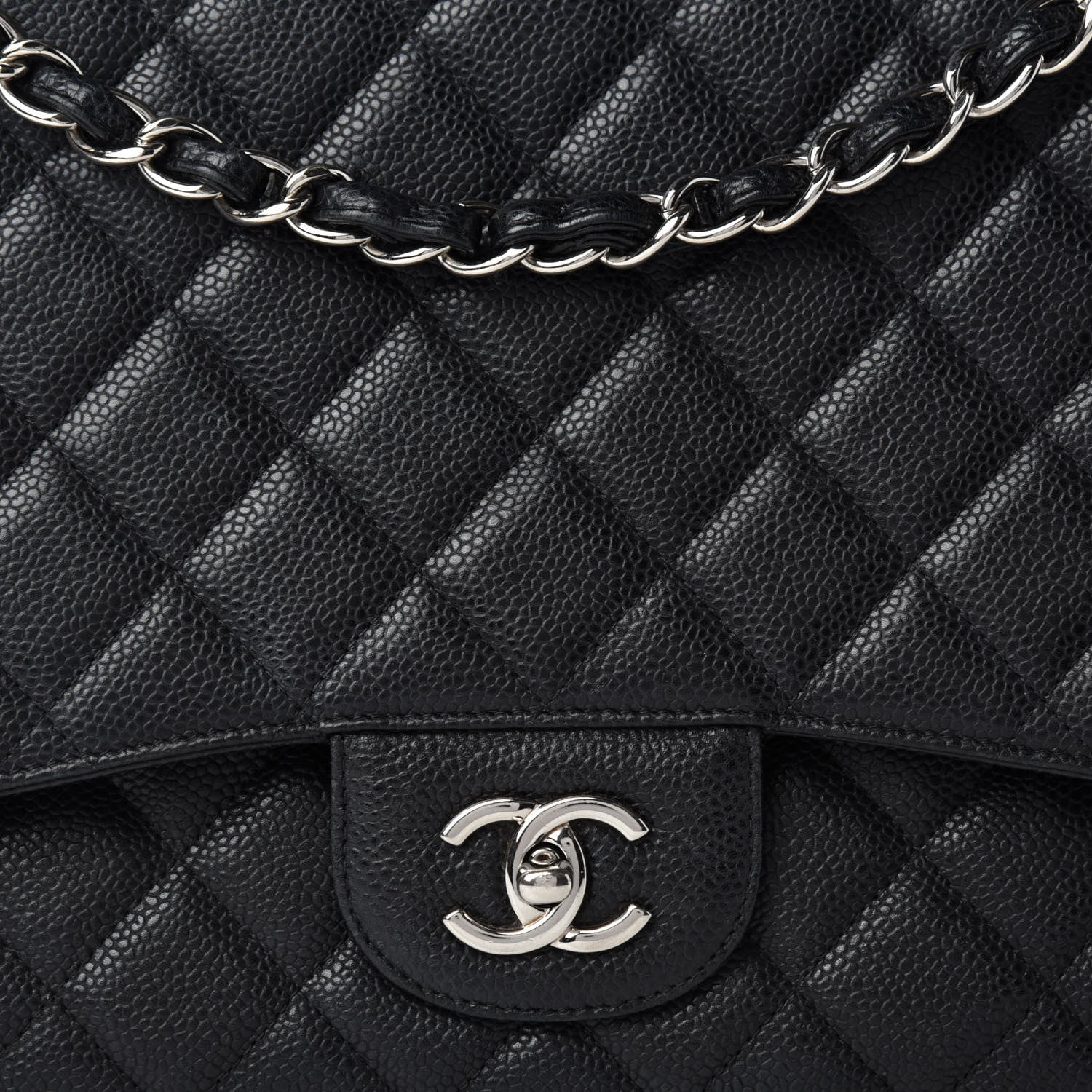 Chanel Caviar Quilted Maxi Single Flap Black 13 of 13