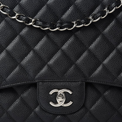 Chanel Caviar Quilted Maxi Single Flap Black 13 of 13
