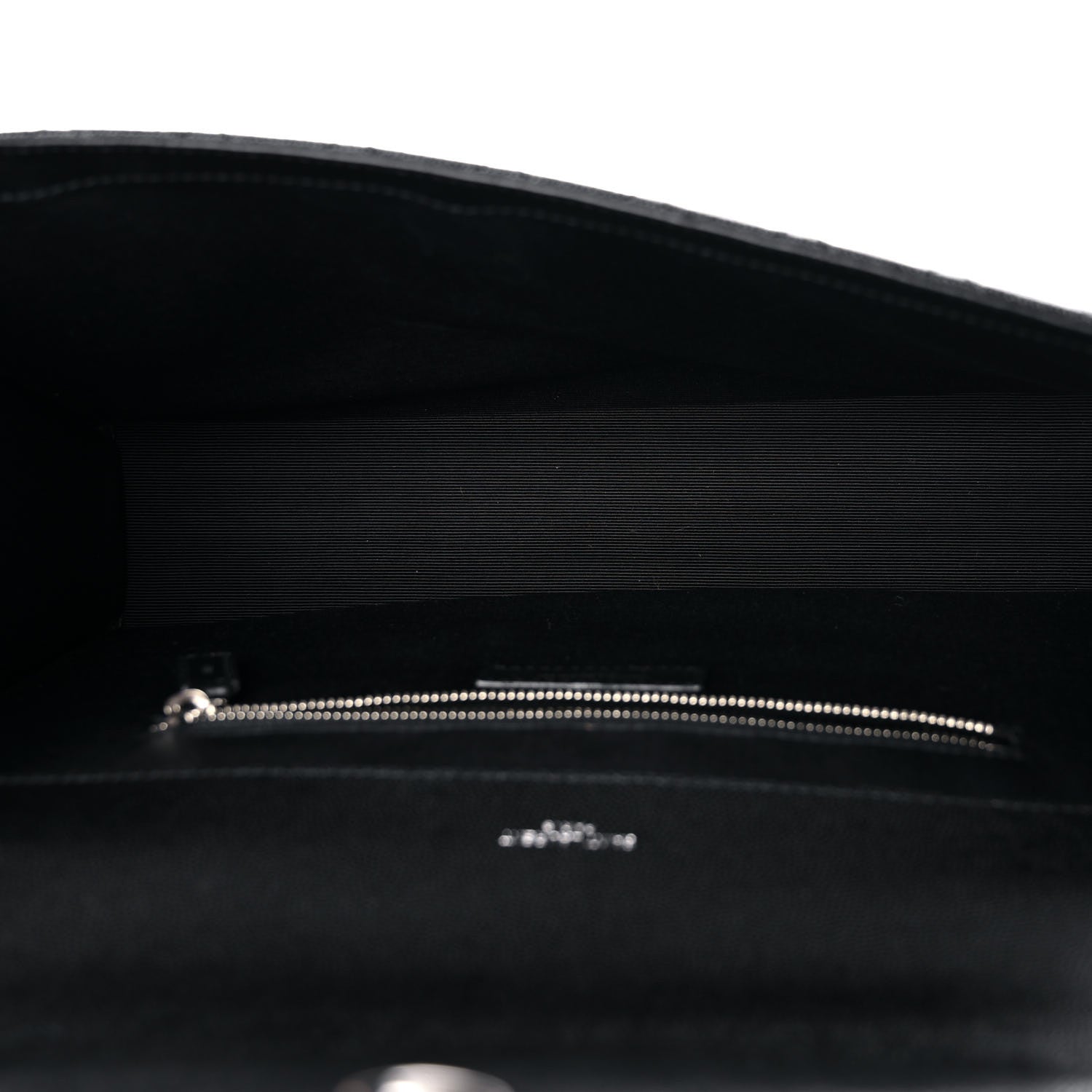 Saint Laurent Grain De Poudre Textured Mixed Matelasse Large Triquilt Monogram Satchel Black 4 of 8