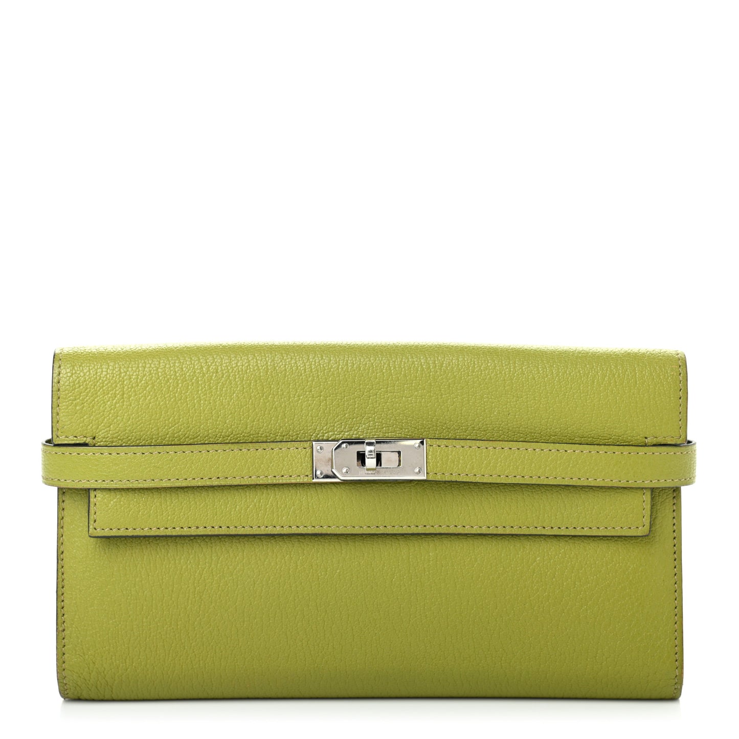 Chevre Mysore Kelly Longue Wallet Vert Anis
