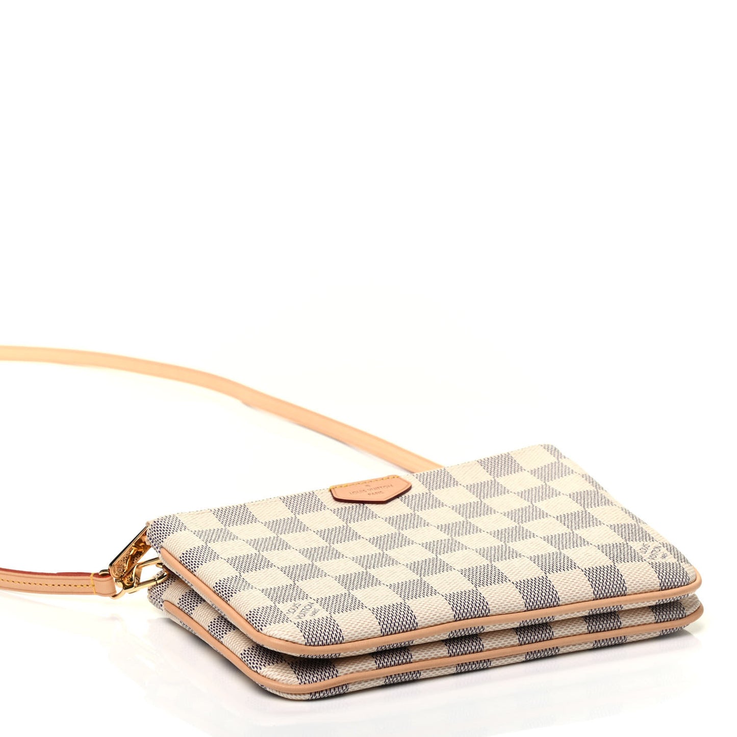 Damier Azur Double Zip Pochette