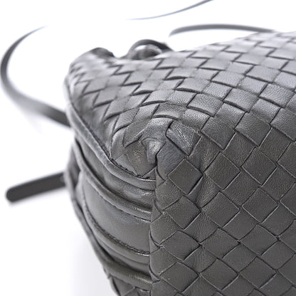 Bottega Veneta Nappa Intrecciato Nodini Crossbody Messenger Light Grey 13 of 16