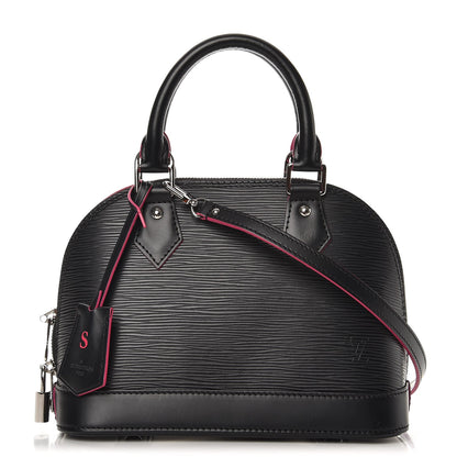 Louis Vuitton Epi Alma BB Black Hot Pink 1 of 10