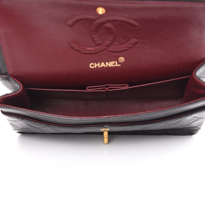 Chanel Lambskin Quilted Medium Double Flap Black 5 of 15