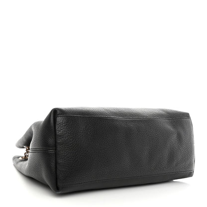 Gucci Pebbled Calfskin Medium Soho Chain Shoulder Bag Black 4 of 9