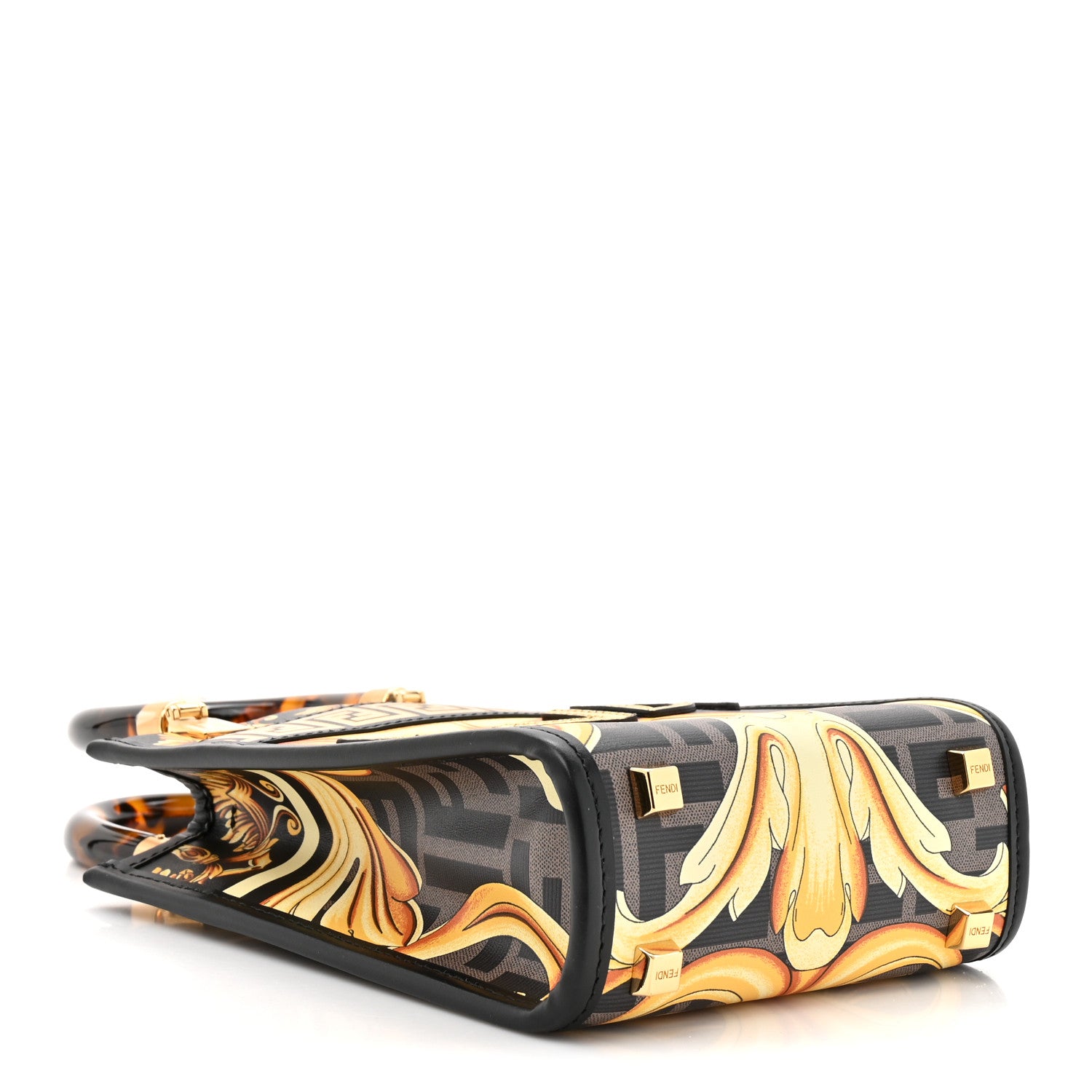 Fendi X VERSACE Vitello King Catalan Mirror Plexiglass Fendace FF