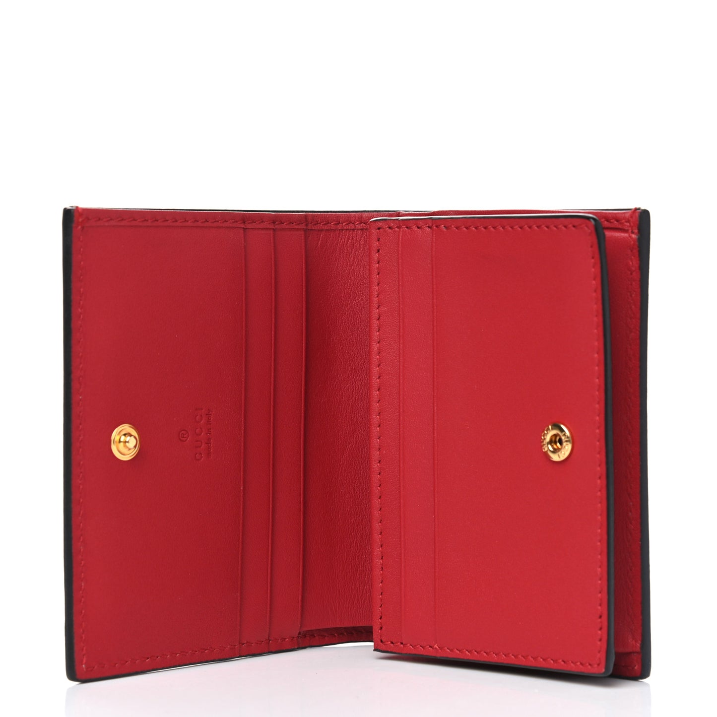 Soft GG Supreme Monogram Mystic Cat Card Case Wallet