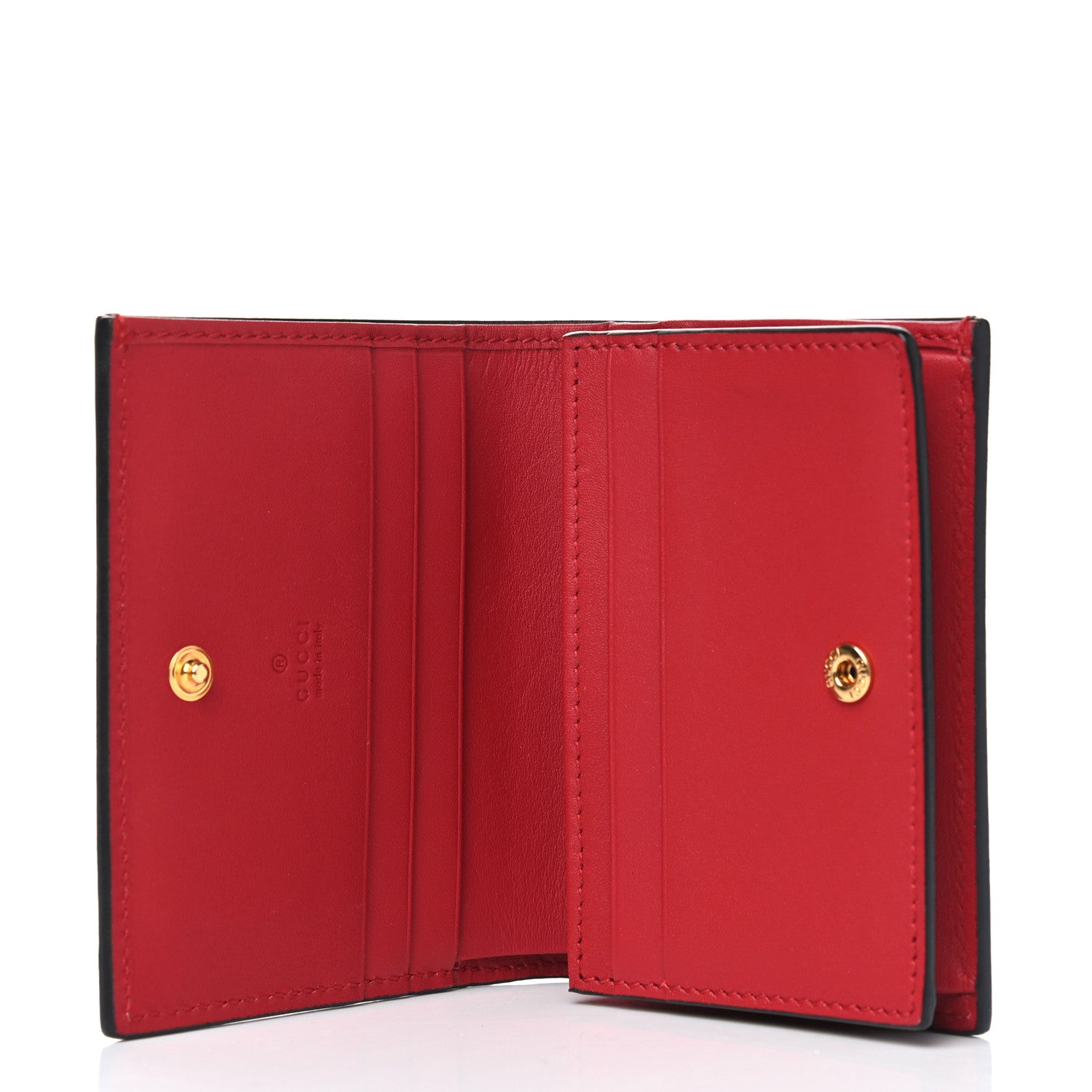 Gucci Soft GG Supreme Monogram Mystic Cat Card Case Wallet 4 of 4