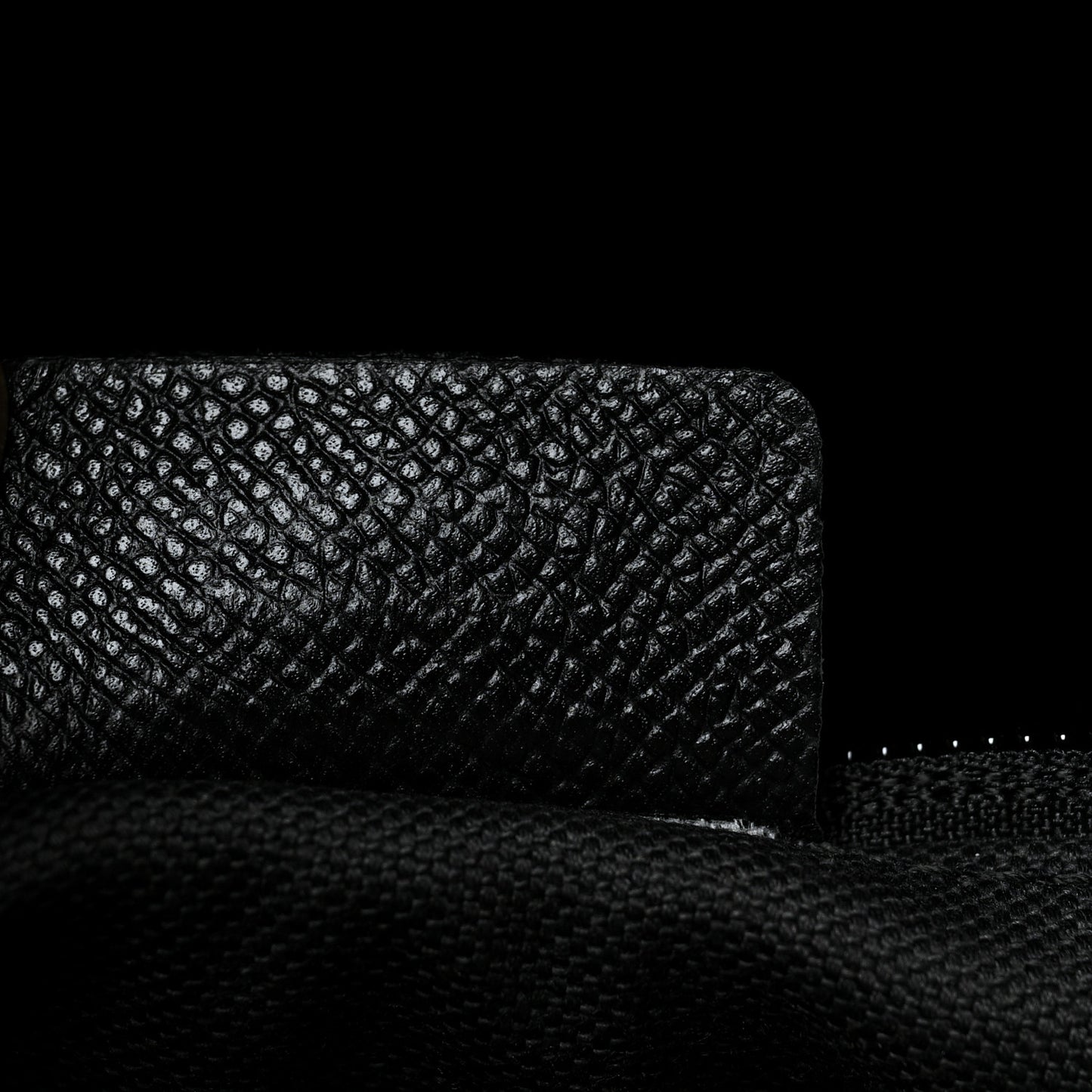 Hammered Calfskin Briana Tote Black