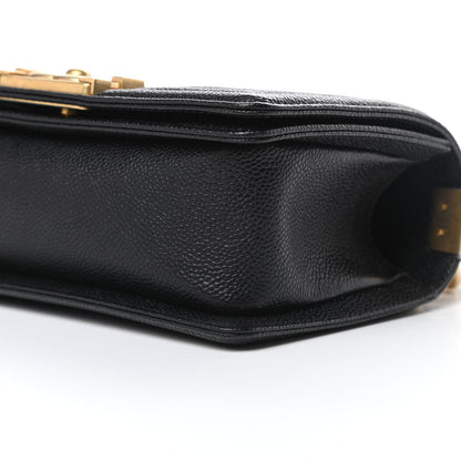 Chanel Caviar Quilted Small Boy Flap Black 10 of 11