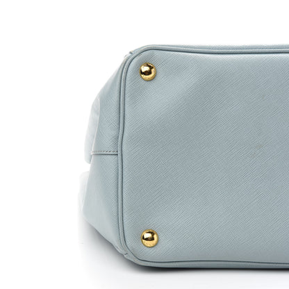 Prada Saffiano Lux Large Tote Lago 8 of 11
