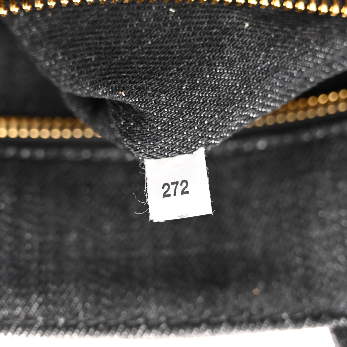 Denim Small Logo Tote Black