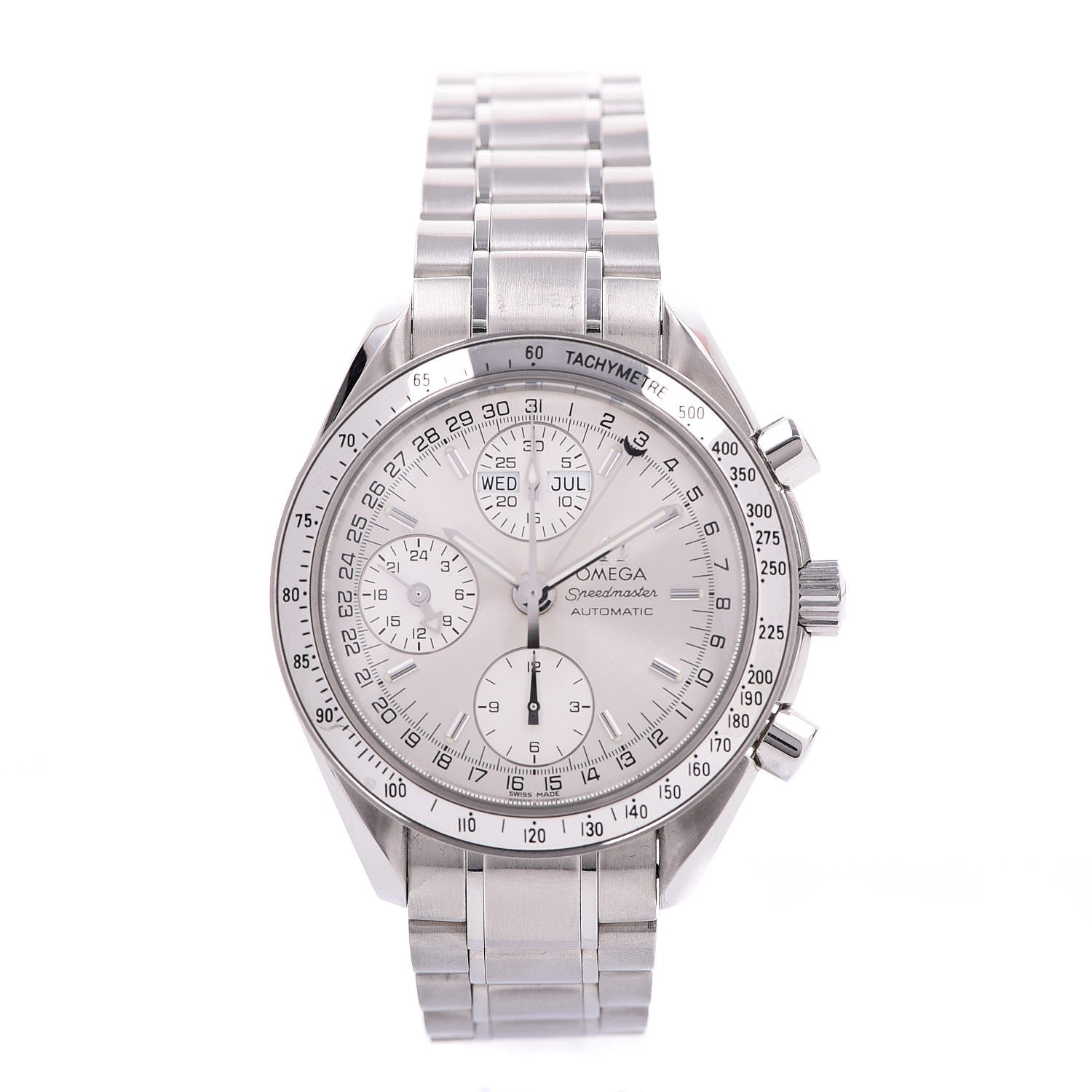 Omega Stainless Steel 38mm Speedmaster Automatic Watch 3525.30.00 1 of 7