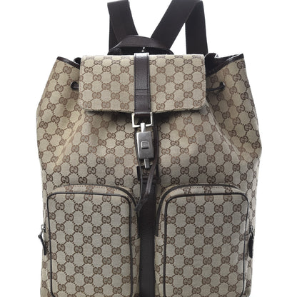 Gucci Monogram Backpack Dark Brown 7 of 12