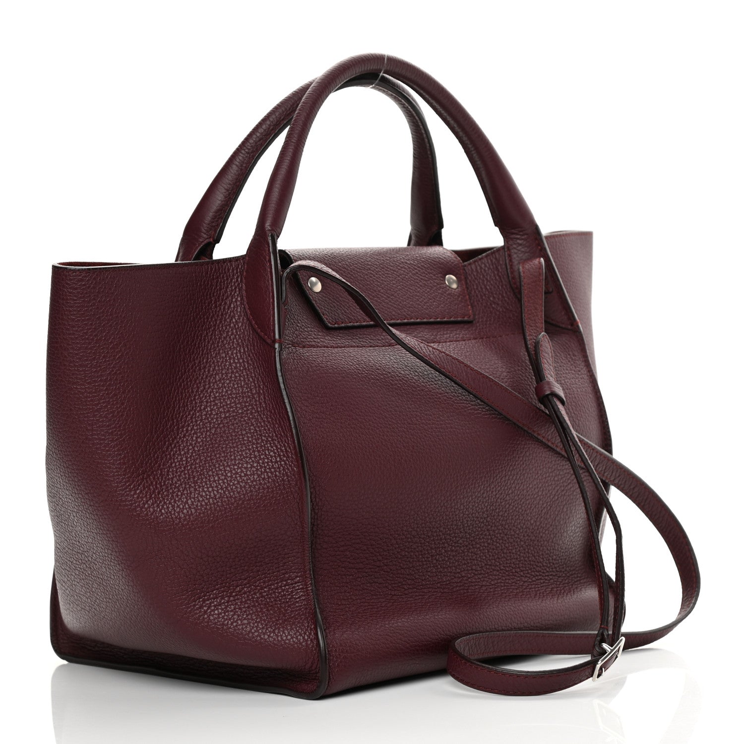 Celine Supple Grained Calfskin Small Big Bag Wine 3 of 11