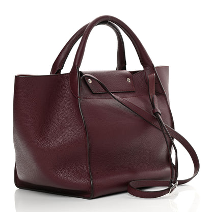Celine Supple Grained Calfskin Small Big Bag Wine 3 of 11