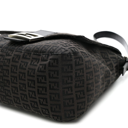 Fendi Zucchino Mama Baguette Black Moro 8 of 8