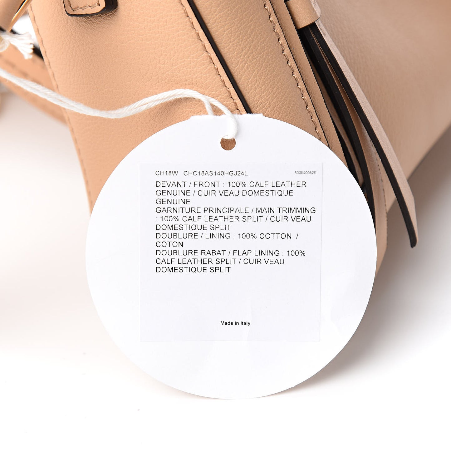 Calfskin Mini Faye Day Shoulder Bag Blush Nude