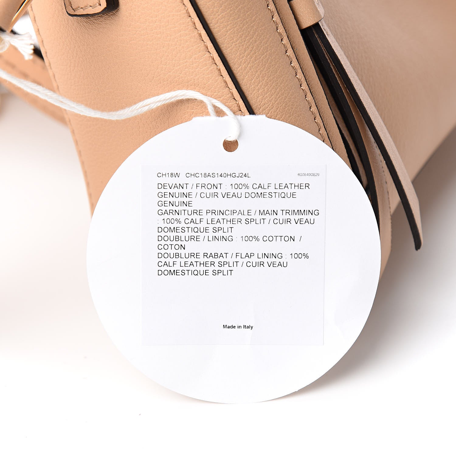 Chloe Calfskin Mini Faye Day Shoulder Bag Blush Nude 12 of 12