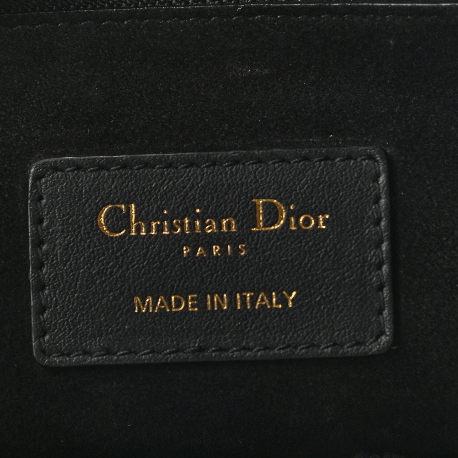 Christian Dior Calfskin Medium Diordouble Zip Pouch Black 6 of 9