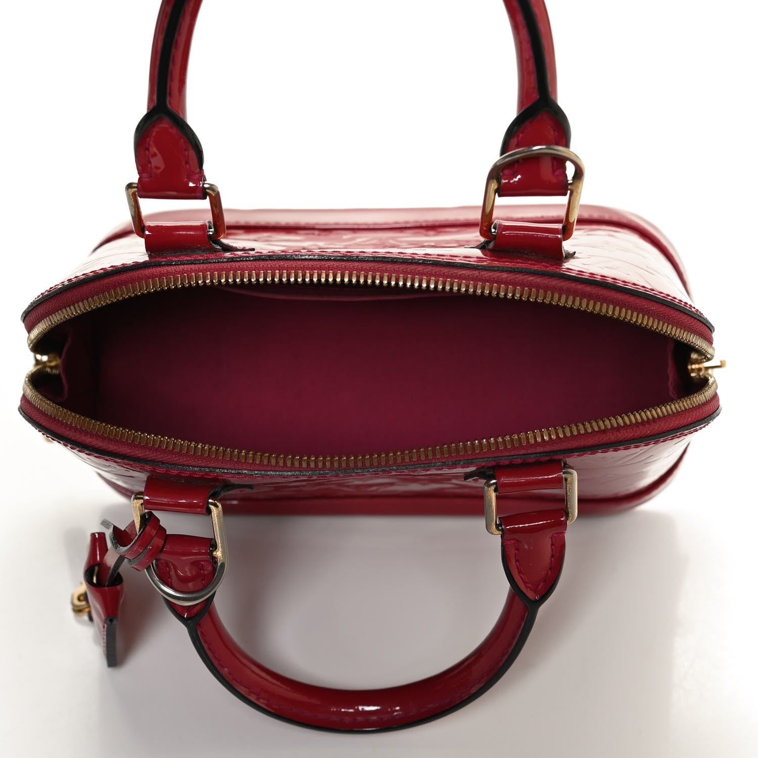 Louis Vuitton Vernis Alma BB Cherry 4 of 8