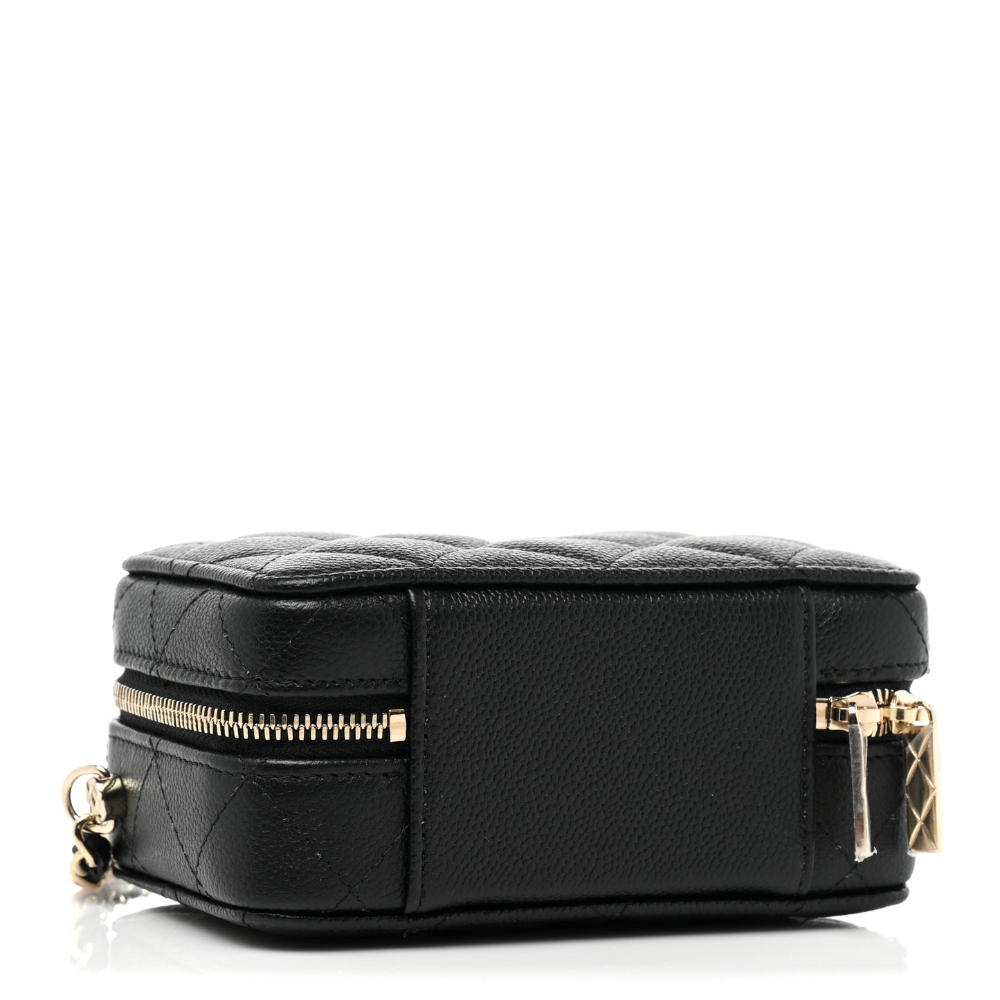 Caviar Quilted Vanity Case Black