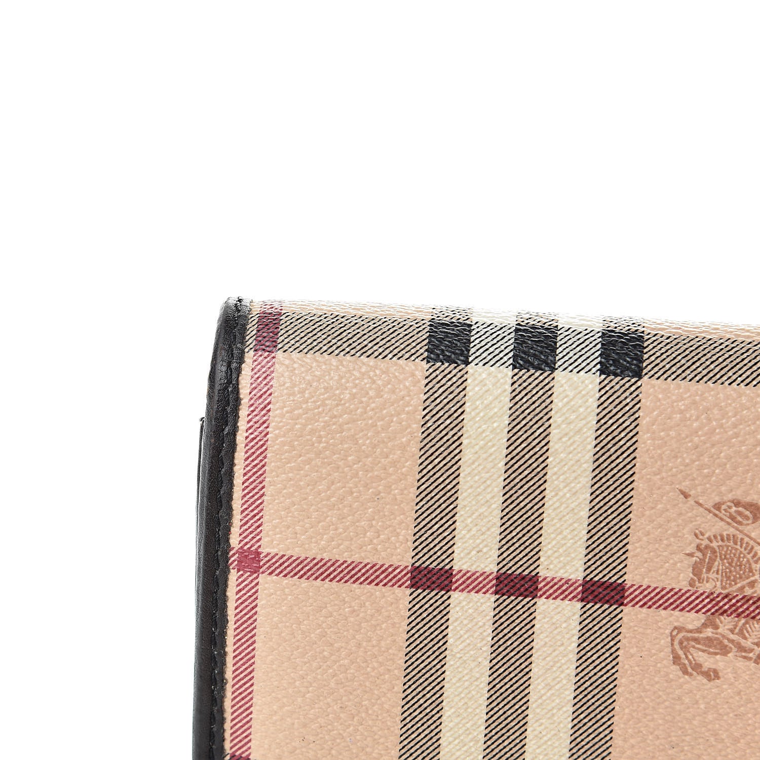 Burberry Haymarket Check Penrose Continental Wallet Chocolate 11 of 15