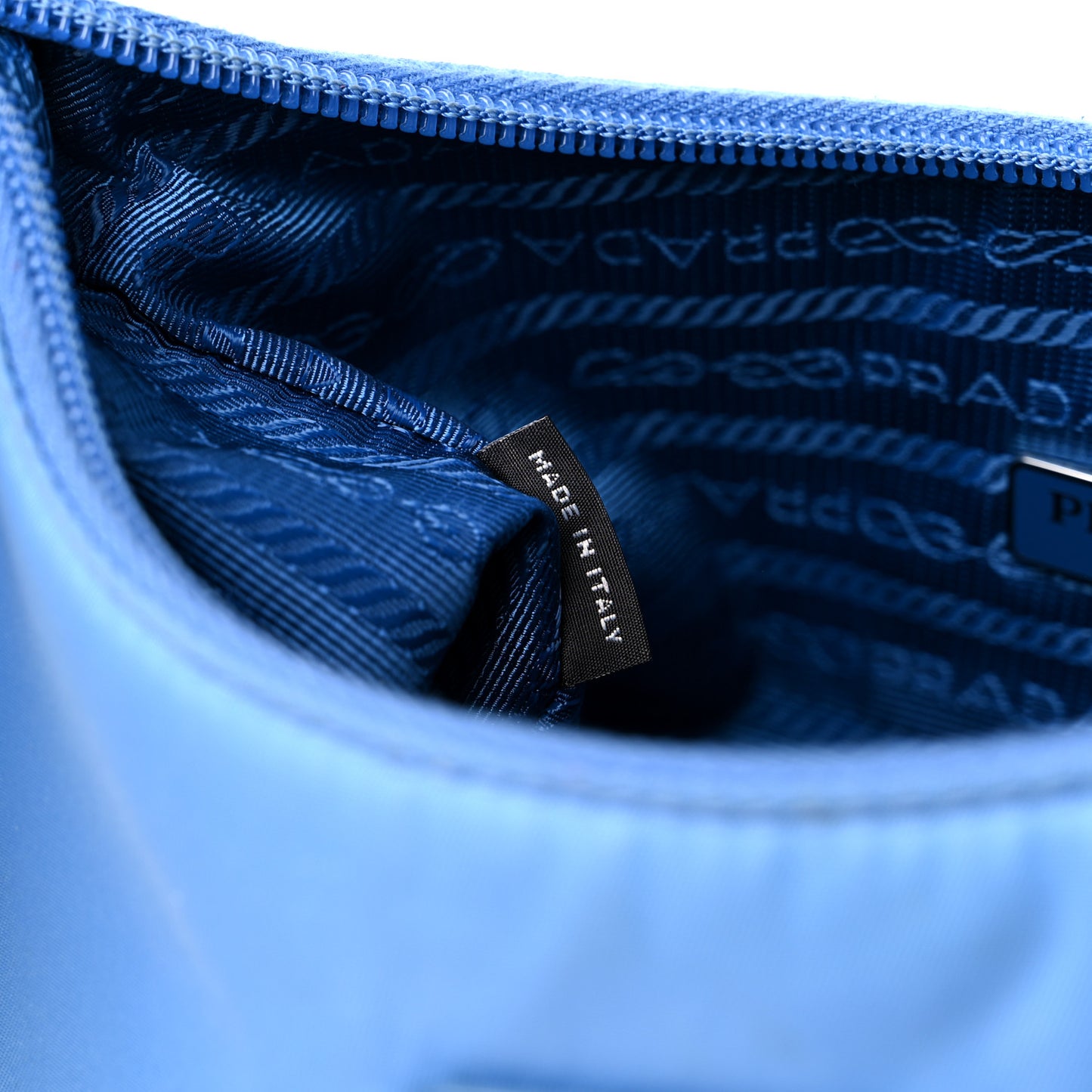 Re-Nylon Saffiano Mini Re-Edition 2000 Bag Pervinca