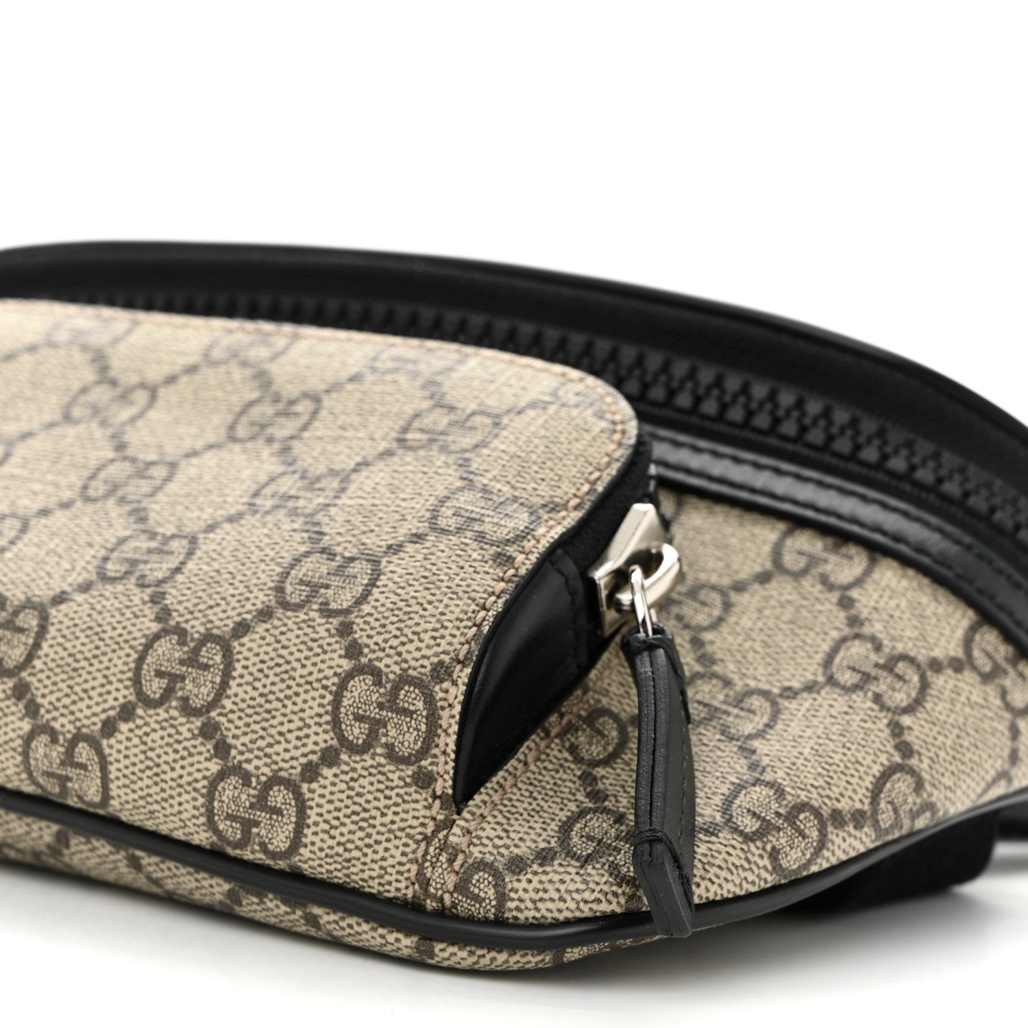 Gucci GG Supreme Monogram Belt Bag Black 10 of 10
