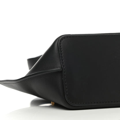 Versace Vitello Mini Virtus Bucket Bag Black 8 of 9