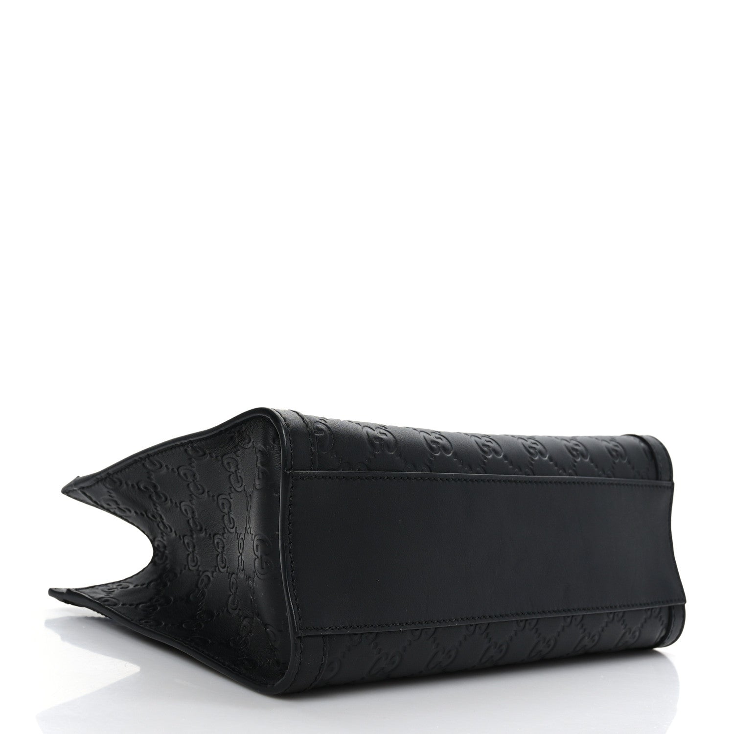 Gucci Guccissima Small Padlock Tote Black 4 of 10