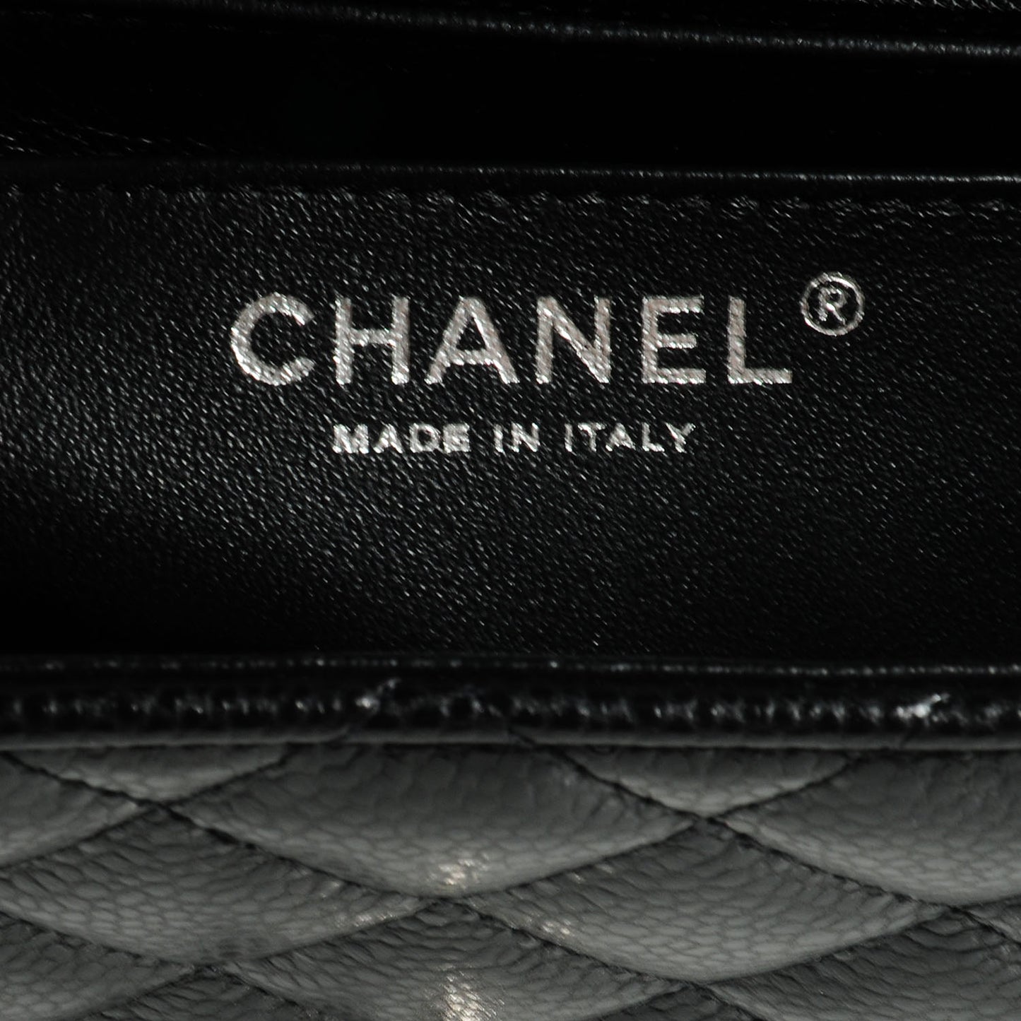 Caviar Quilted Mini Square Flap Bag Black