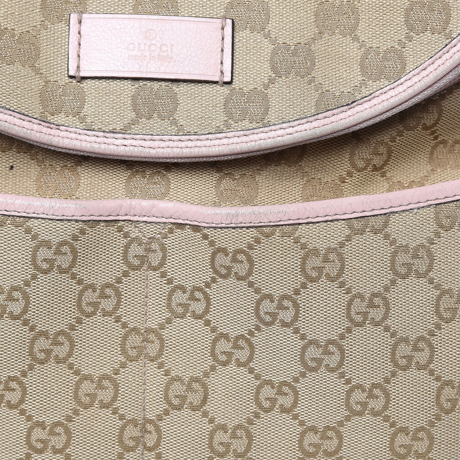 Gucci Monogram Web Diaper Bag Pink 12 of 22