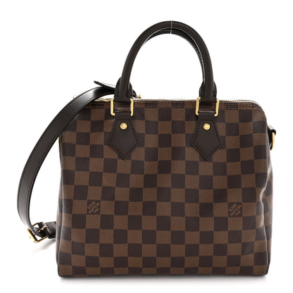 Louis Vuitton Damier Ebene Speedy Bandouliere 25 1 of 12