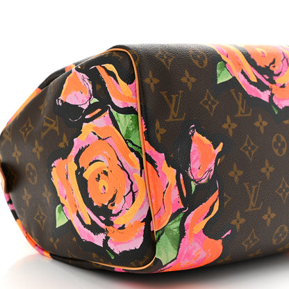 Louis Vuitton Monogram Roses Speedy 30 9 of 10