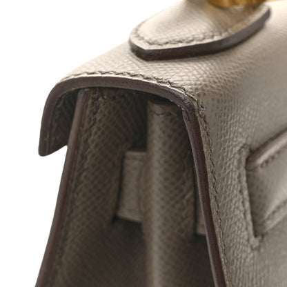 Hermes Epsom Kelly Sellier 28 Etain 17 of 18