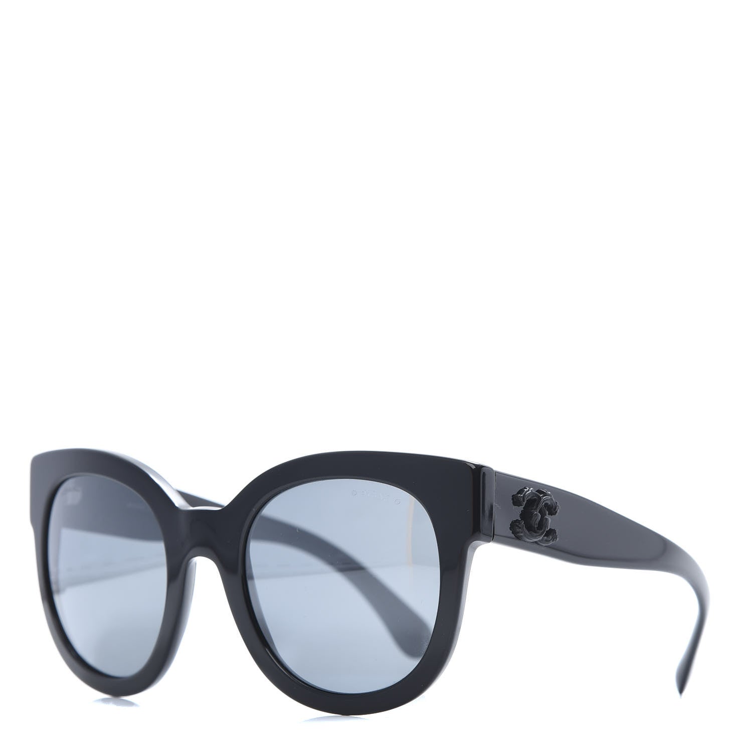 Chanel Acetate Butterfly Signature CC Sunglasses 5358 Black 1 of 7