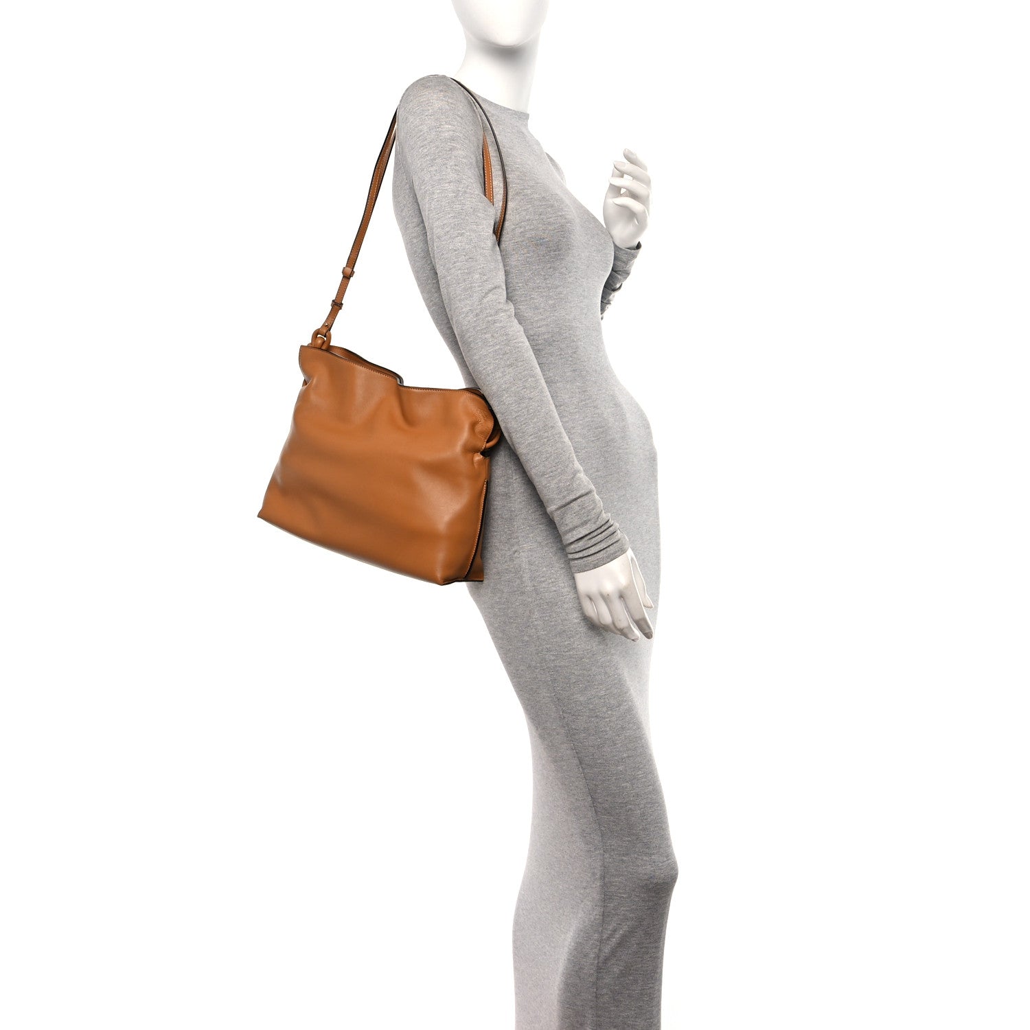 Loewe Nappa Medium Flamenco Knot Bag Tan 2 of 10