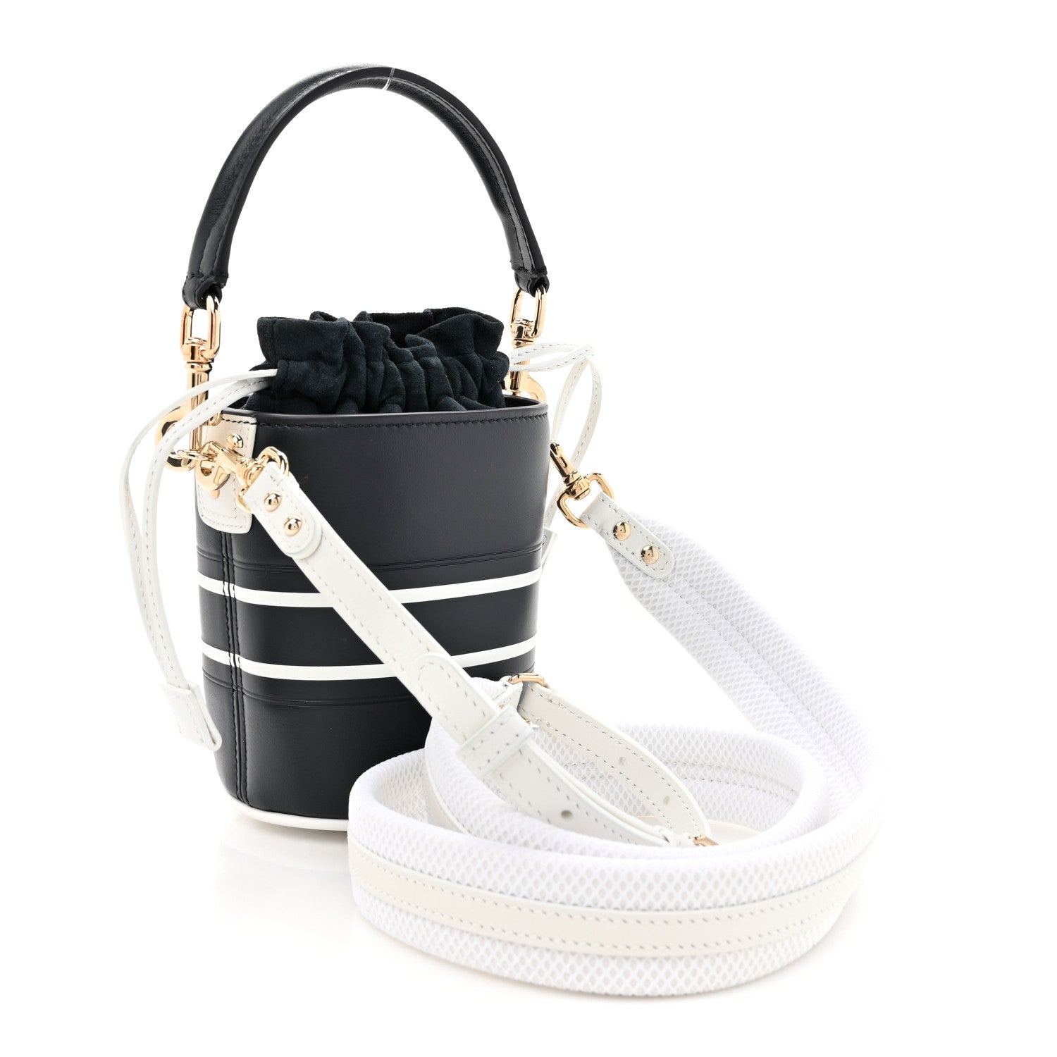 Christian Dior Calfskin Micro Dior Vibe Bucket Blue 3 of 9