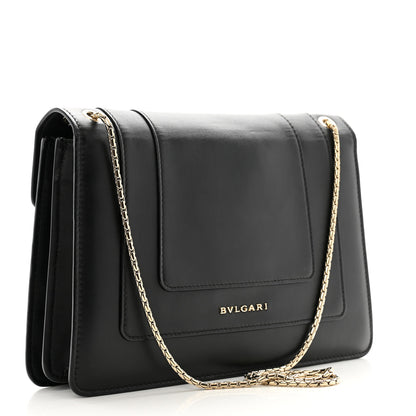 Bulgari Calfskin Serpenti Forever Crossbody Bag Black 4 of 16