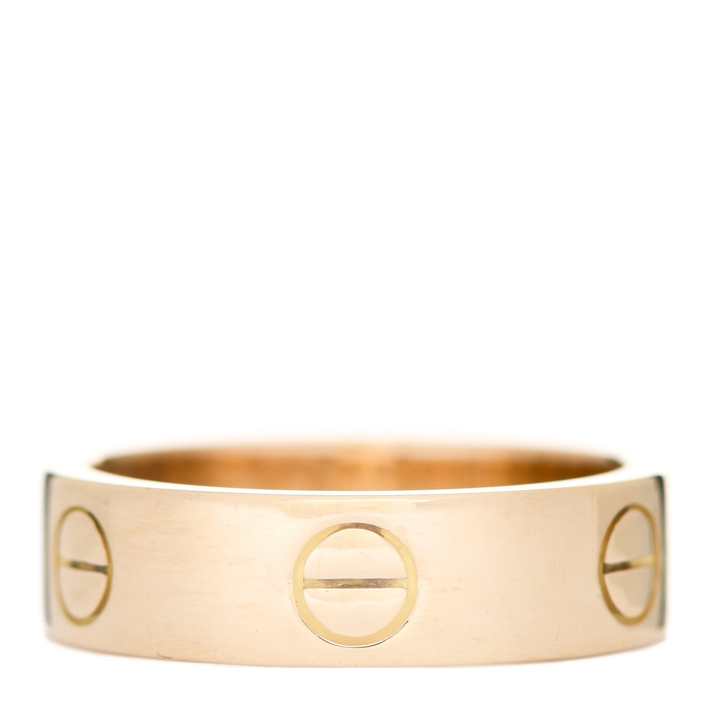 18K Yellow Gold 5.5mm LOVE Ring 54 6.75
